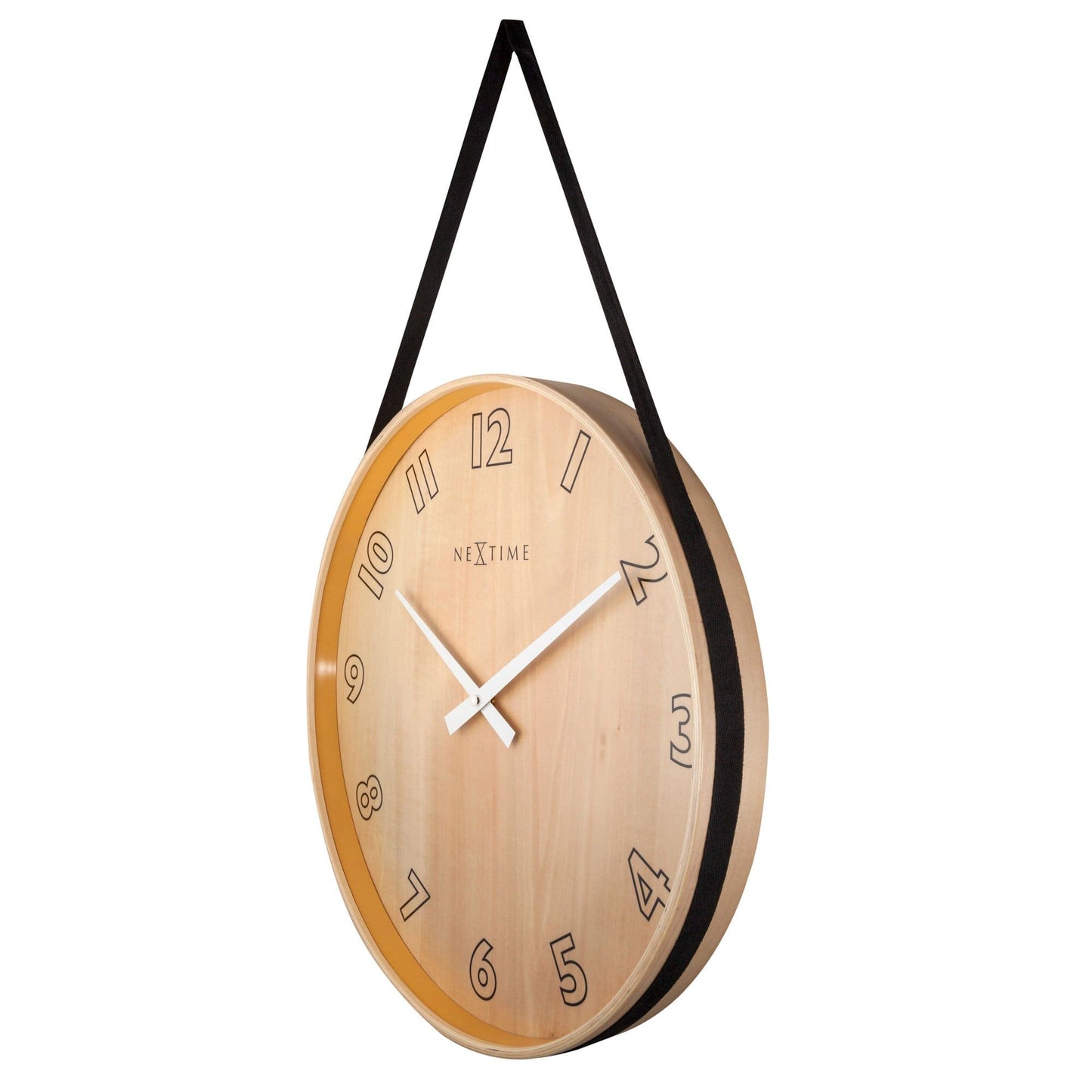 🔄 Loop Big Wandklok 40cm Hout