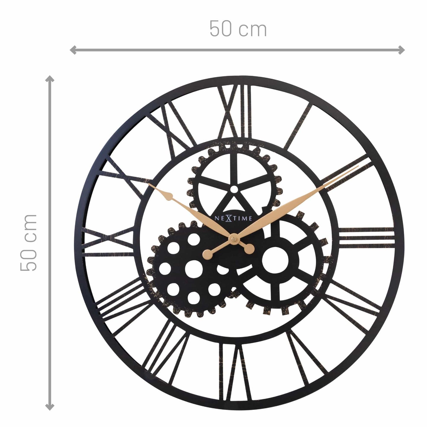 🏛️ Birmingham Roman Wandklok 50cm