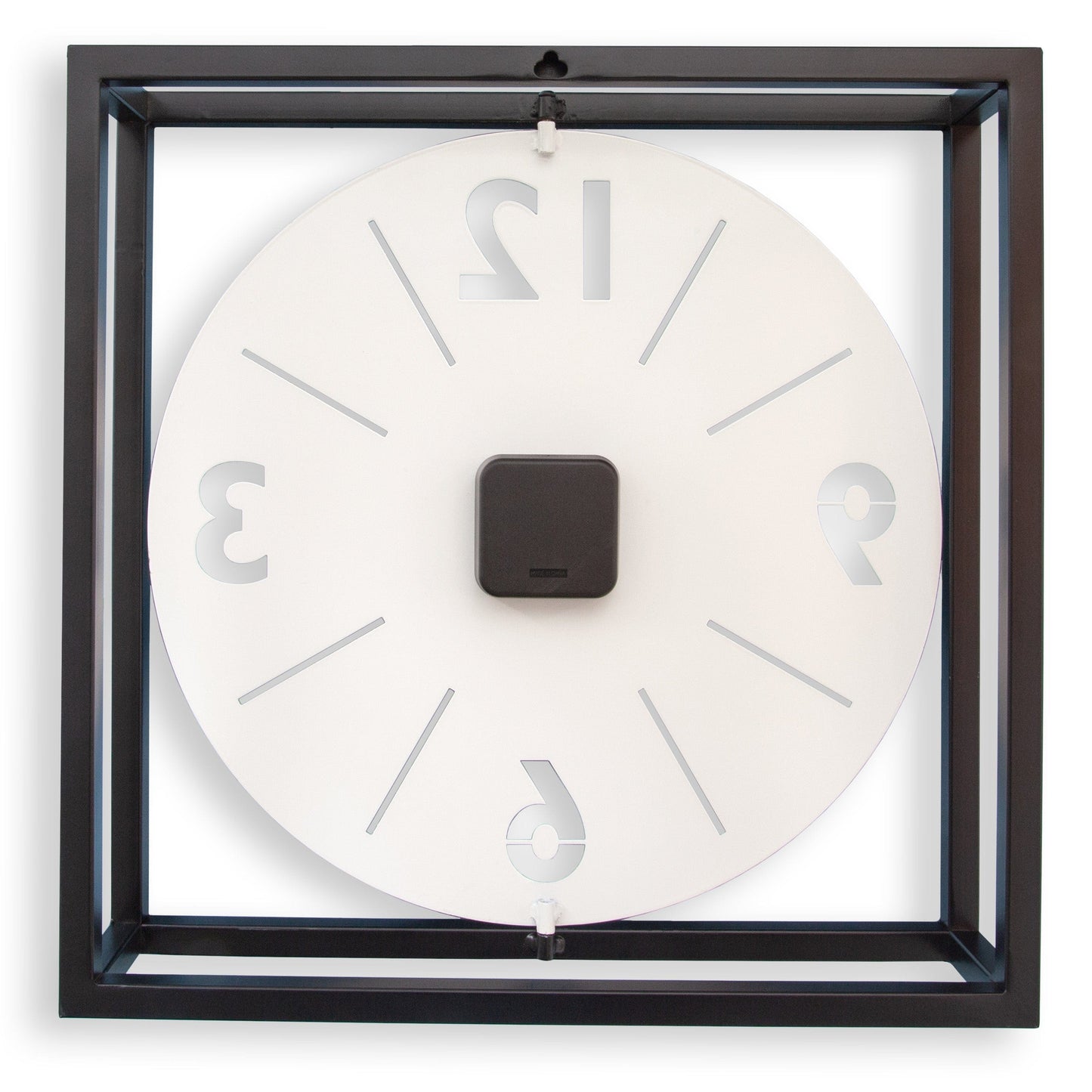 ⏰ NeXtime Time Frame 2-in-1 Klok 40cm - Tafel & Wandklok Zwart/Wit Metaal
