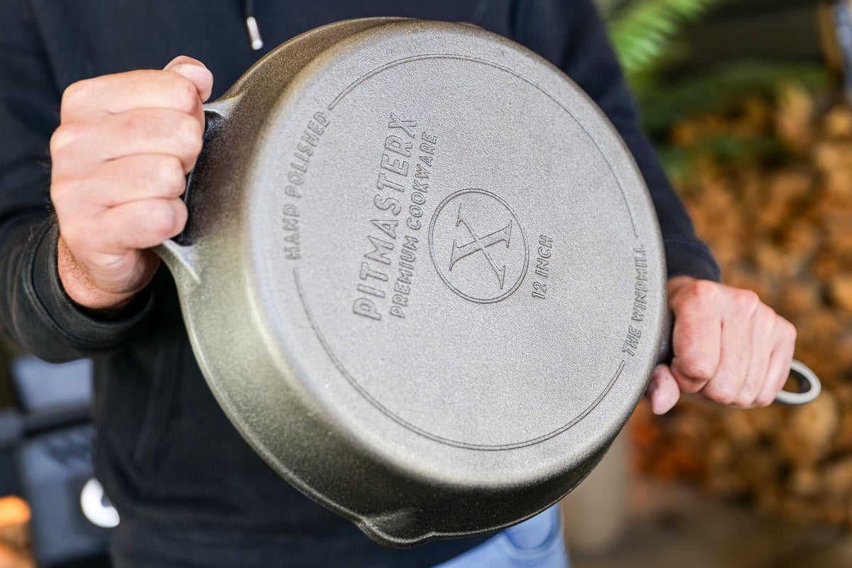 ✨ PitmasterX Hand Polished Skillet