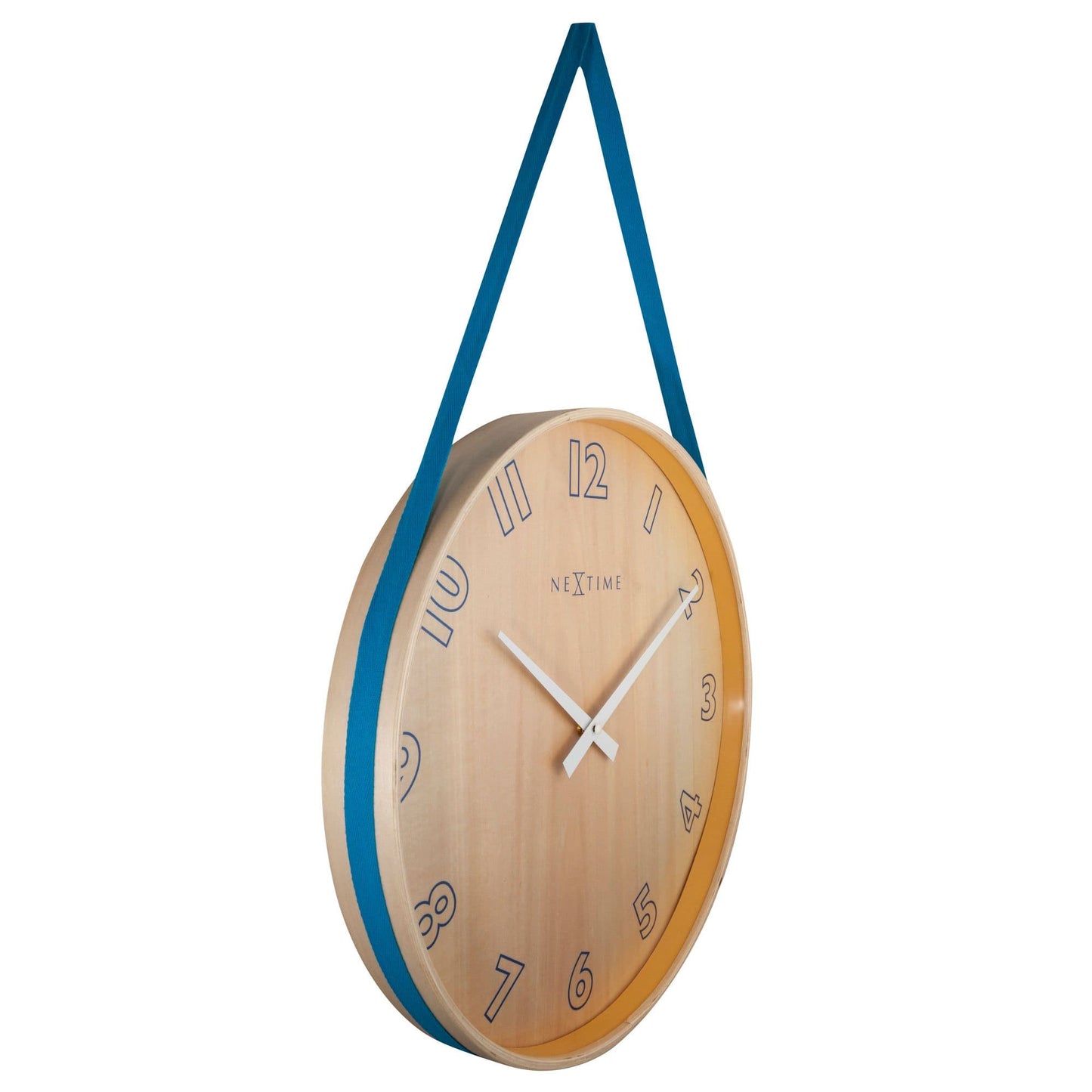 🔄 Loop Big Wandklok 40cm Hout