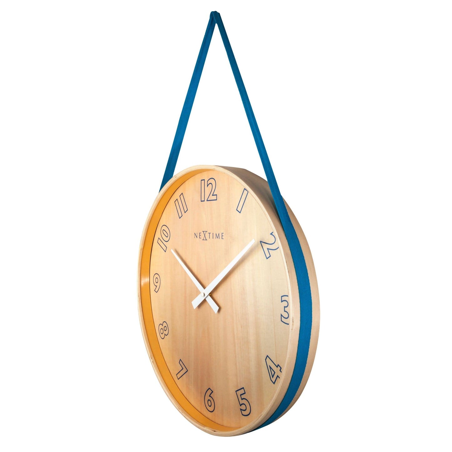 🔄 Loop Big Wandklok 40cm Hout