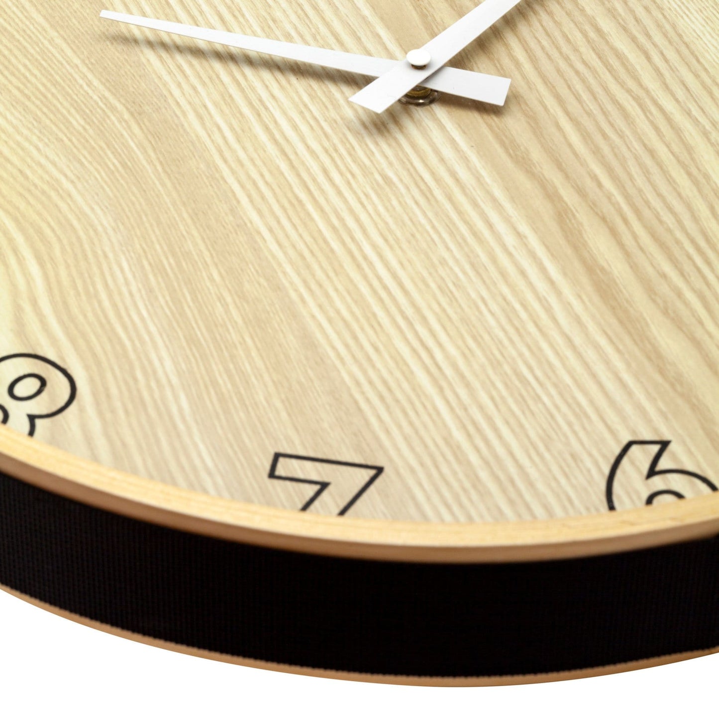 🔄 Loop Big Wandklok 40cm Hout