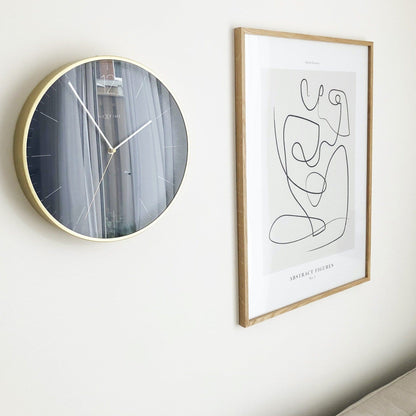 🏆 Essential Gold Wandklok 34cm Vintage