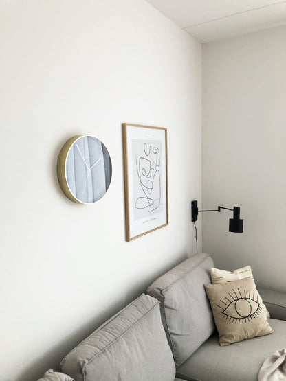 🏆 Essential Gold Wandklok 34cm Vintage