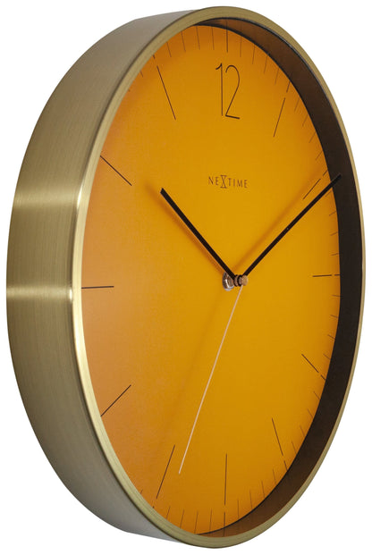 🏆 Essential Gold Wandklok 34cm Vintage