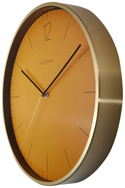 🏆 Essential Gold Wandklok 34cm Vintage