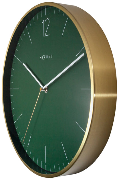 🏆 Essential Gold Wandklok 34cm Vintage