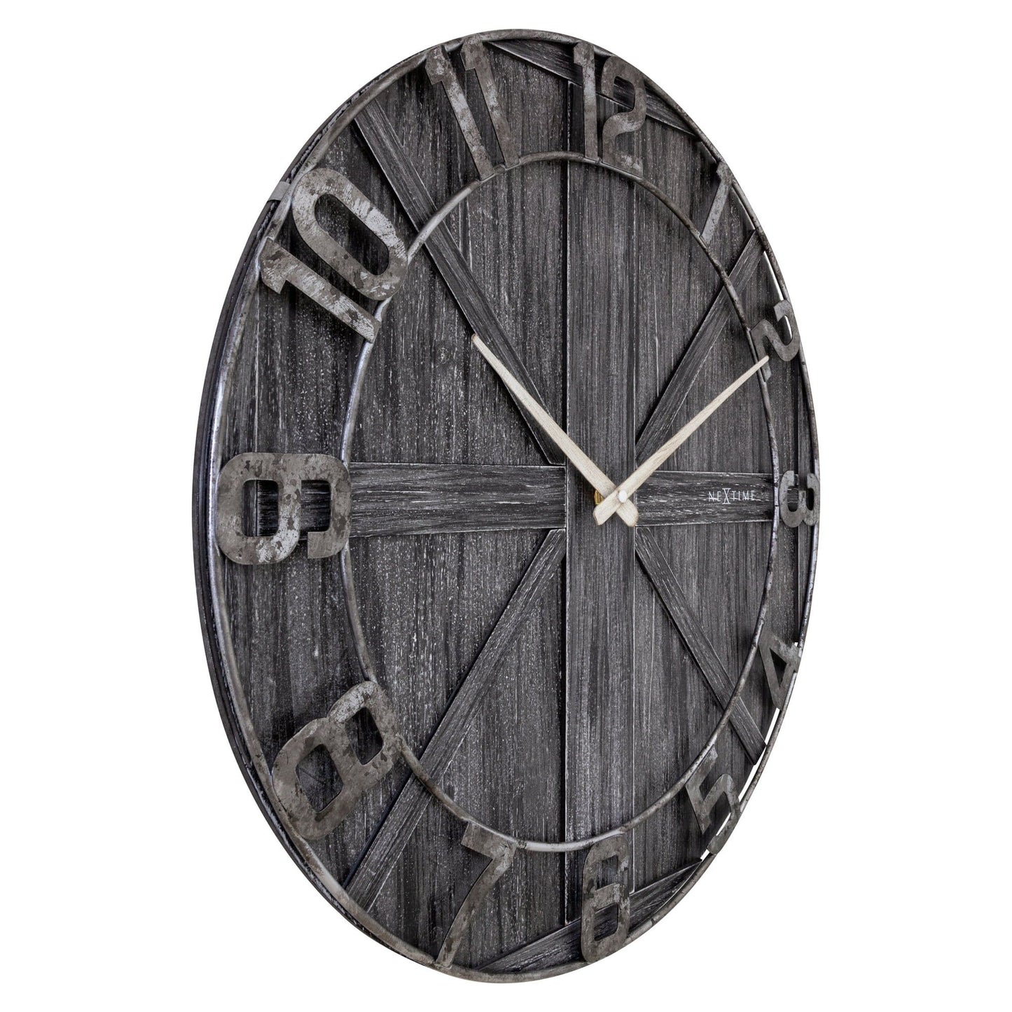 🌳 York Large Wandklok 50cm Hout