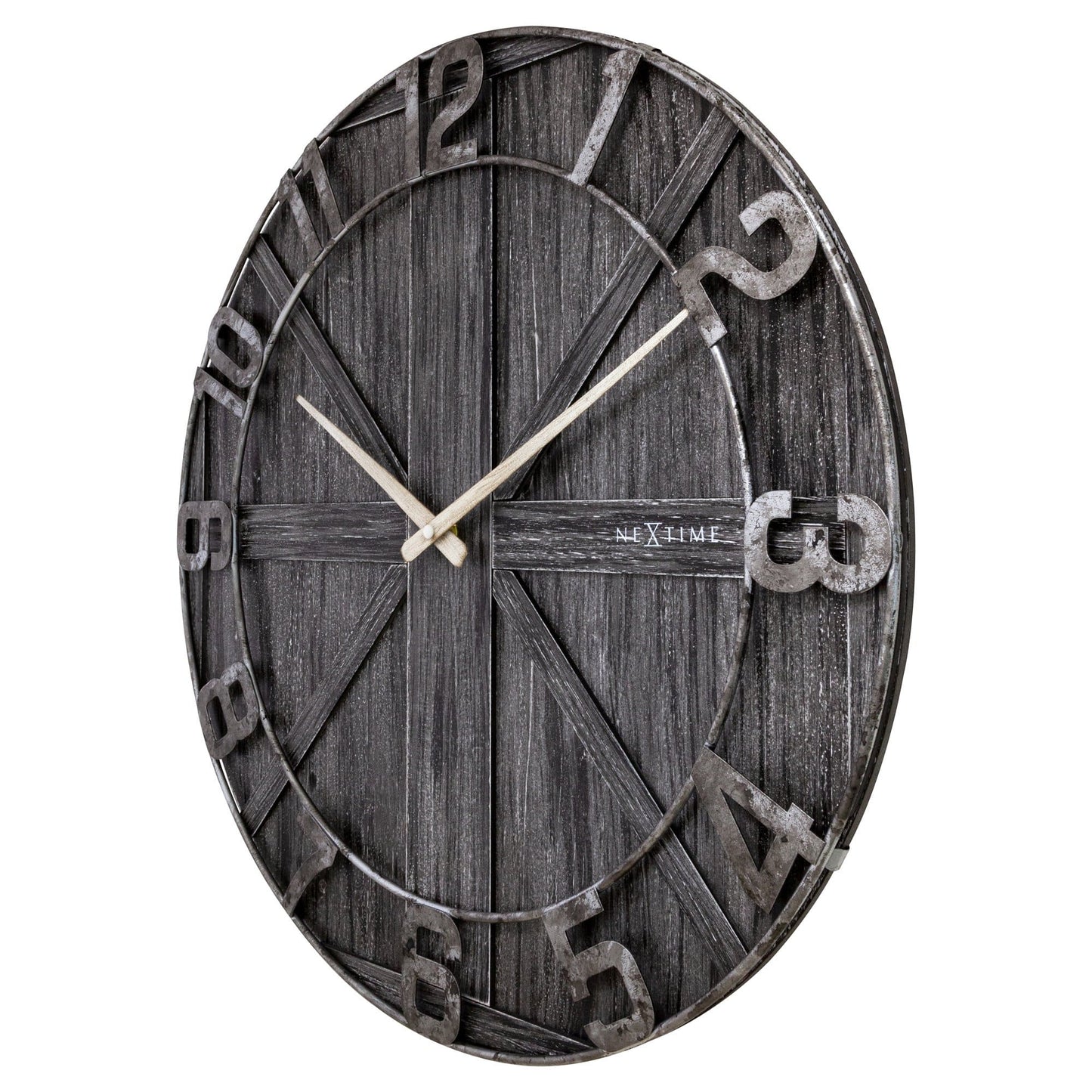 🌳 York Large Wandklok 50cm Hout