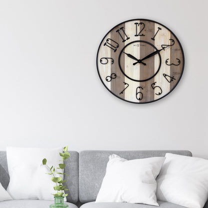 🎓 Oxford Large Wandklok 50cm Academisch