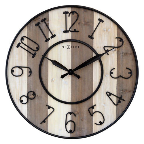 🎓 Oxford Large Wandklok 50cm Academisch
