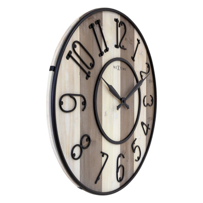 🎓 Oxford Large Wandklok 50cm Academisch