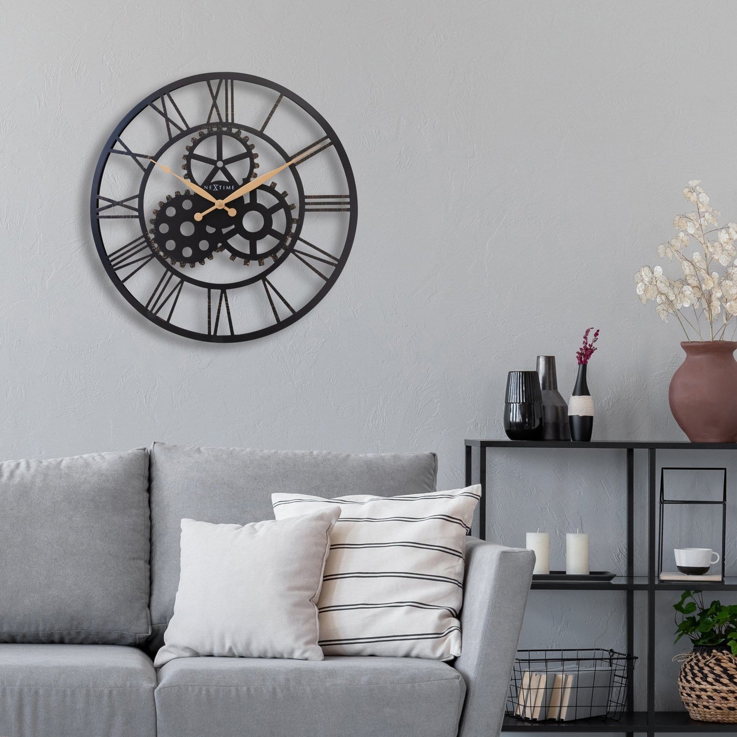 🏛️ Birmingham Roman Wandklok 50cm