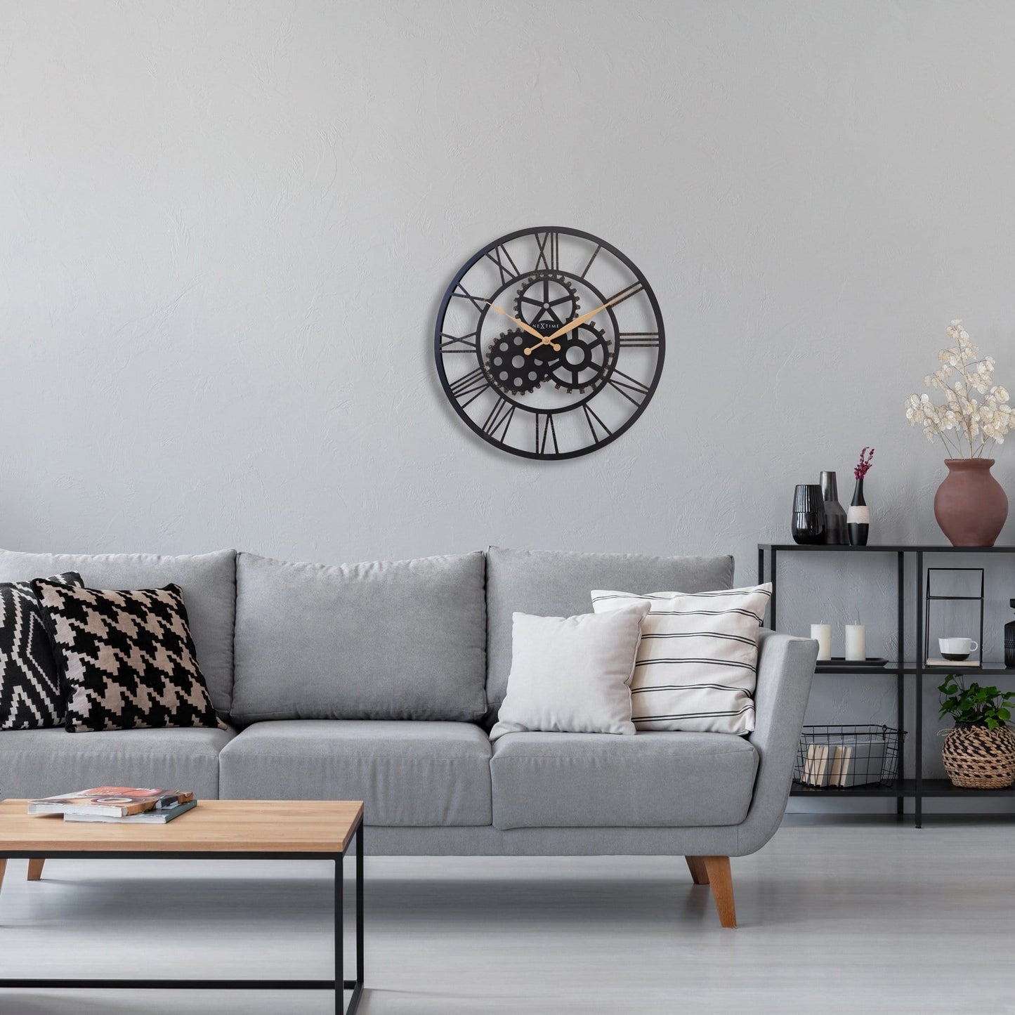 🏛️ Birmingham Roman Wandklok 50cm