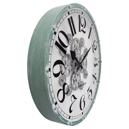 ⚙️ Henry Moving Gear Wandklok 50cm Tandwielen