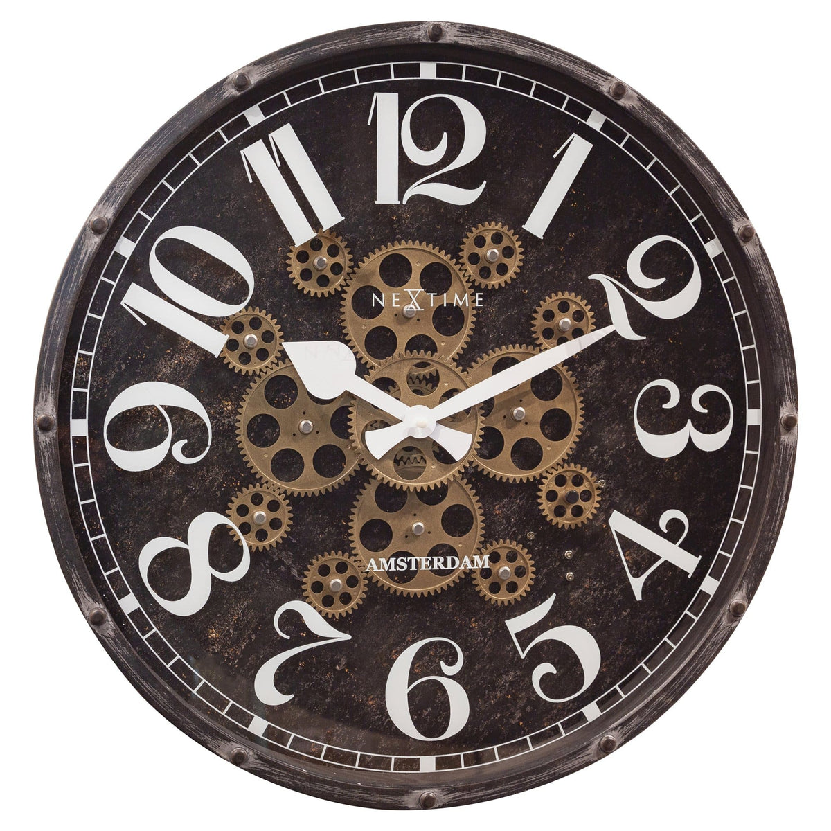 ⚙️ Henry Moving Gear Wandklok 50cm