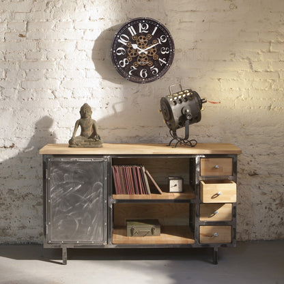 ⚙️ Henry Moving Gear Wandklok 50cm