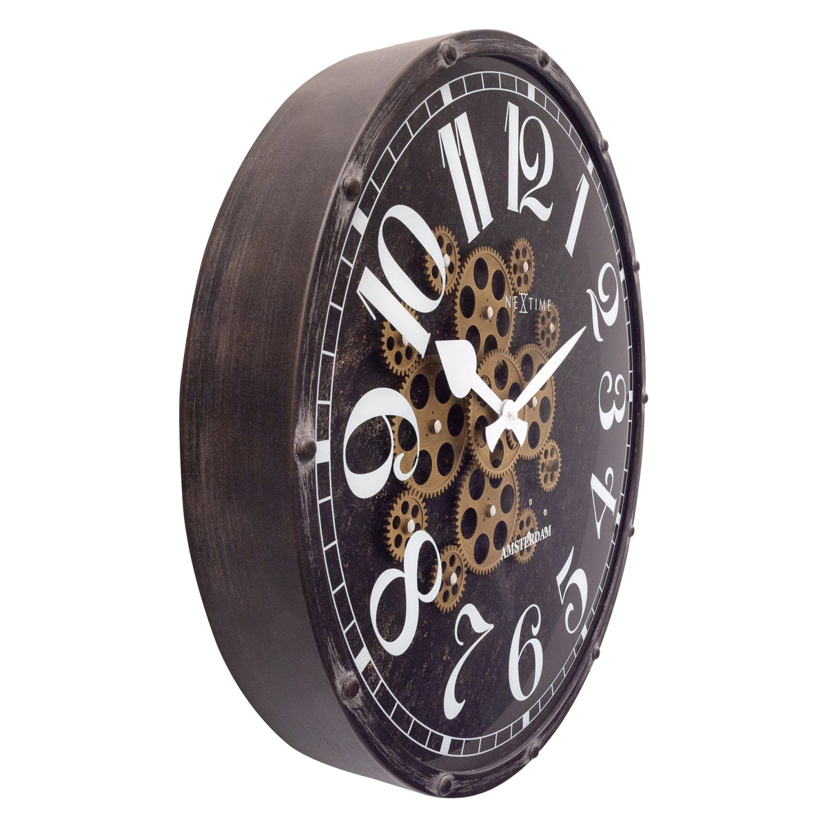 ⚙️ Henry Moving Gear Wandklok 50cm