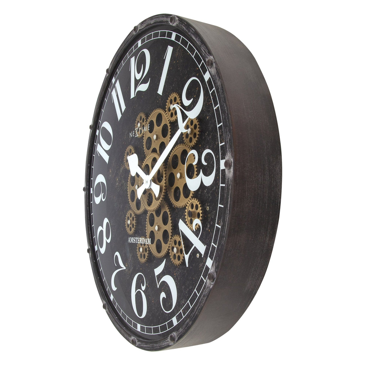 ⚙️ Henry Moving Gear Wandklok 50cm