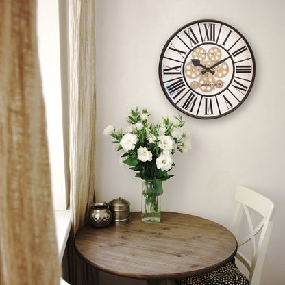 ⚙️ William Moving Gear Wandklok 50cm Mechanisch