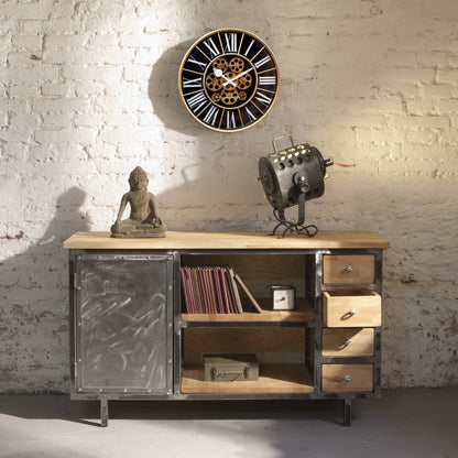 ⚙️ William Moving Gear Wandklok 50cm