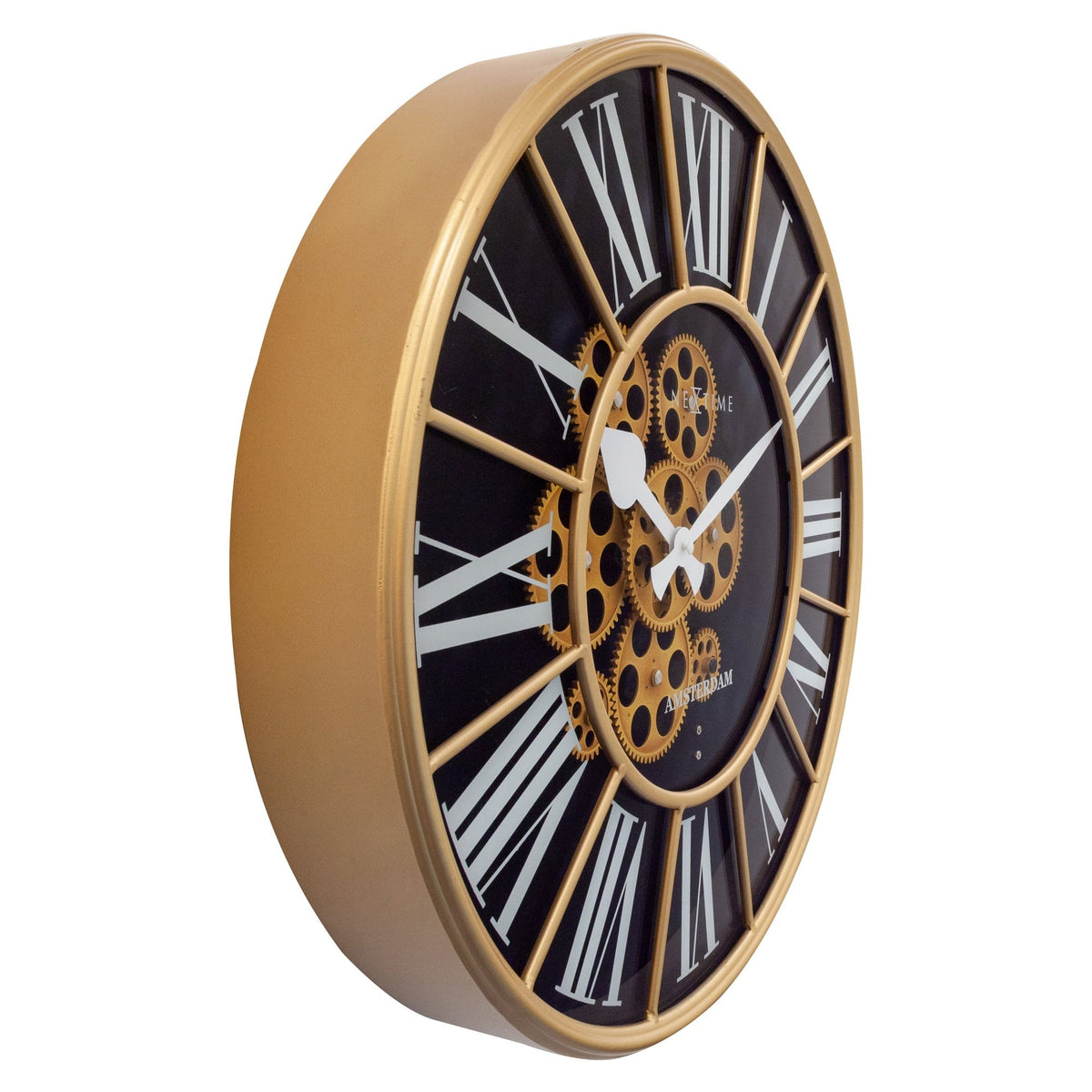 ⚙️ William Moving Gear Wandklok 50cm