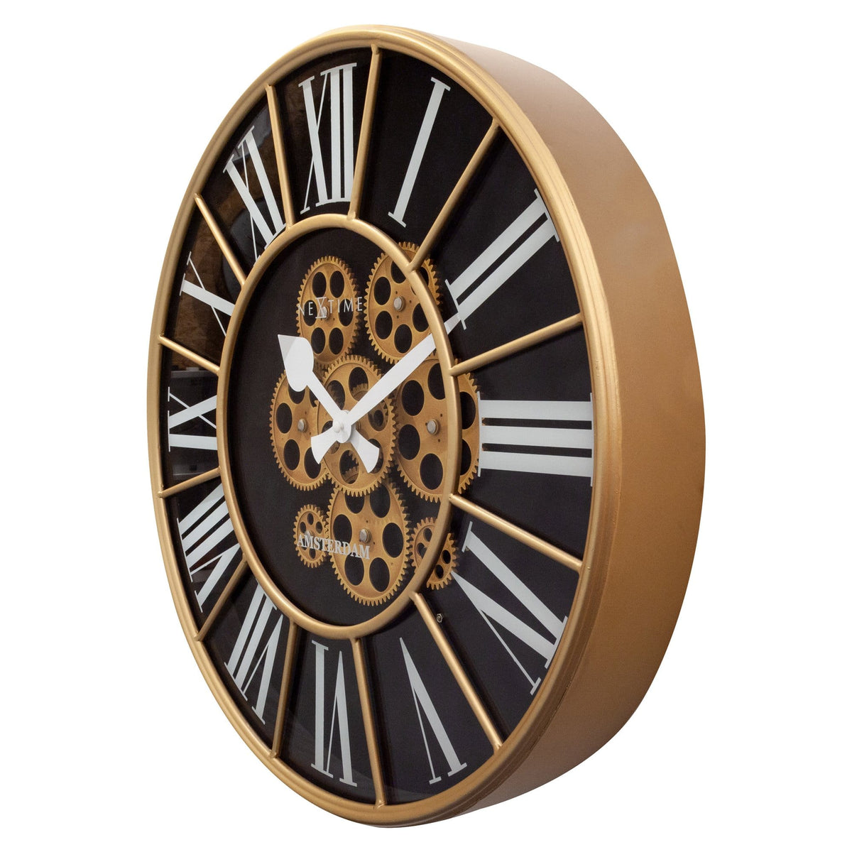 ⚙️ William Moving Gear Wandklok 50cm