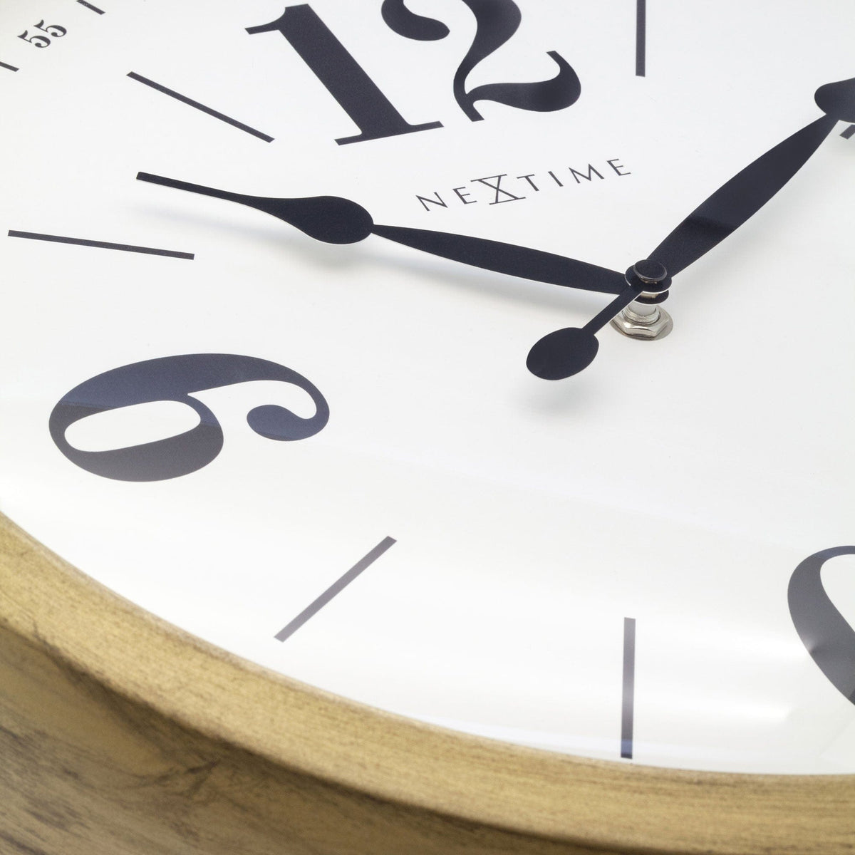 ⚪ Classic Wandklok 39cm Wit