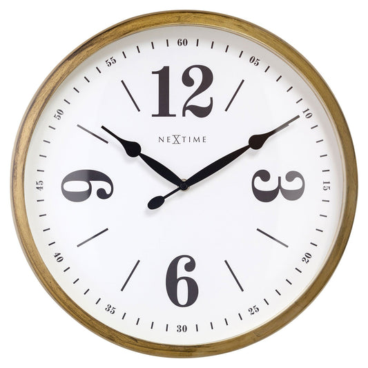 ⚪ Classic Wandklok 39cm Wit