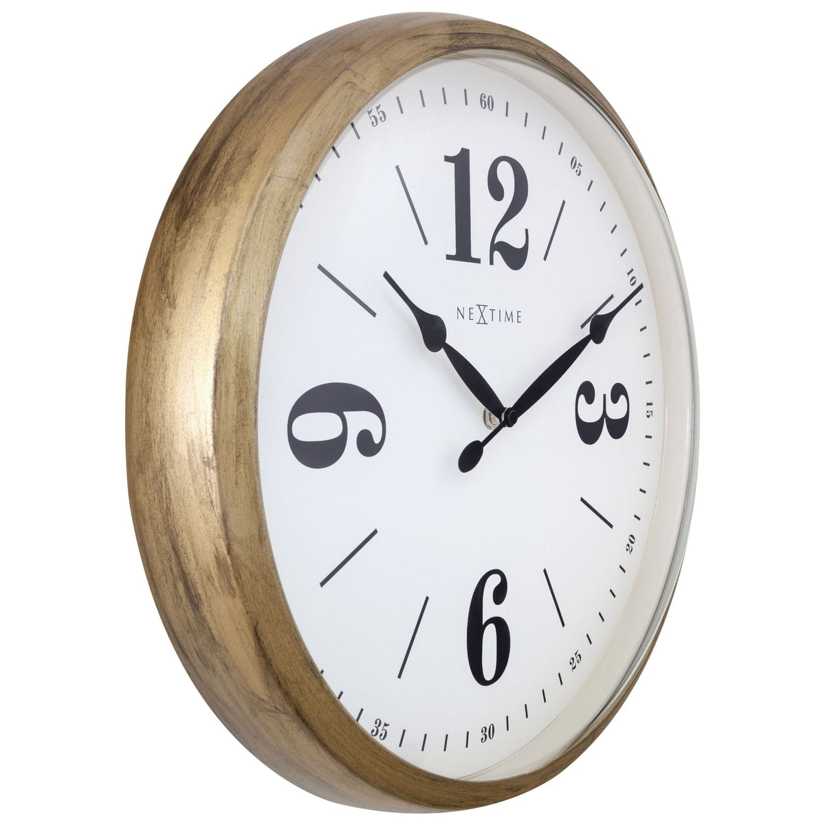 ⚪ Classic Wandklok 39cm Wit