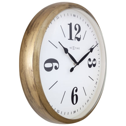 ⚪ Classic Wandklok 39cm Wit