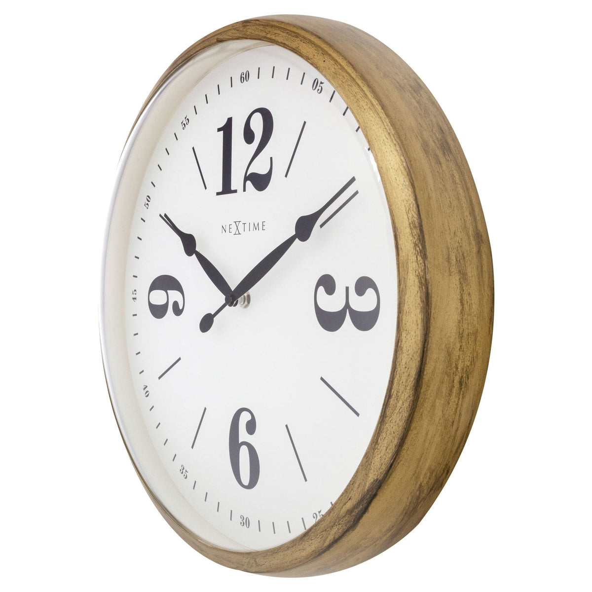 ⚪ Classic Wandklok 39cm Wit