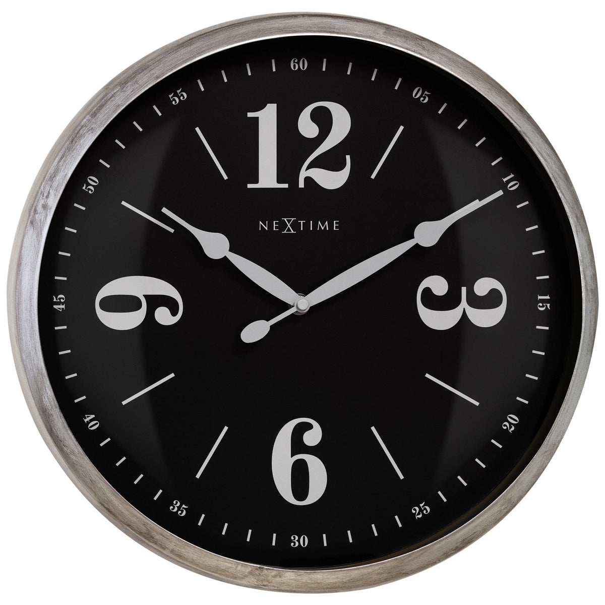 ⚪ Classic Wandklok 39cm Wit