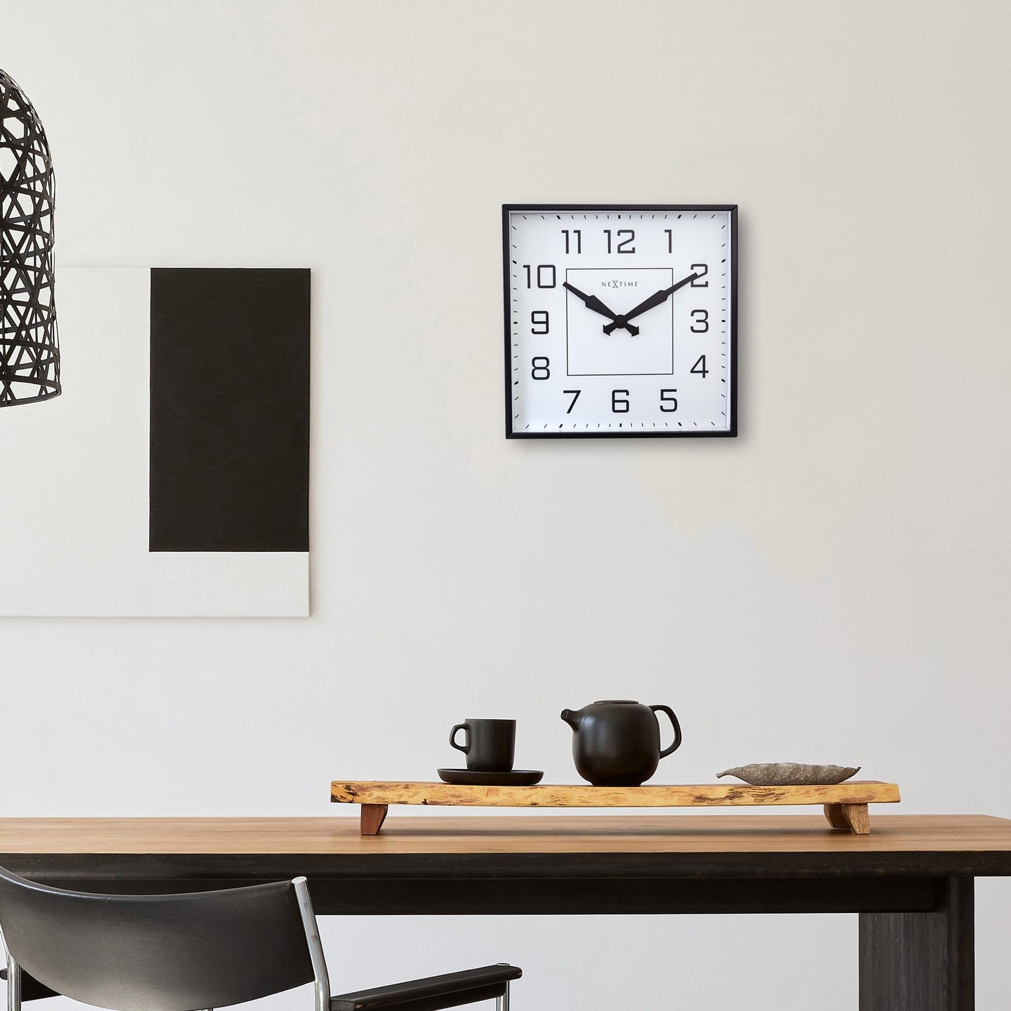 ⬛ Be Square Wandklok 35x35cm