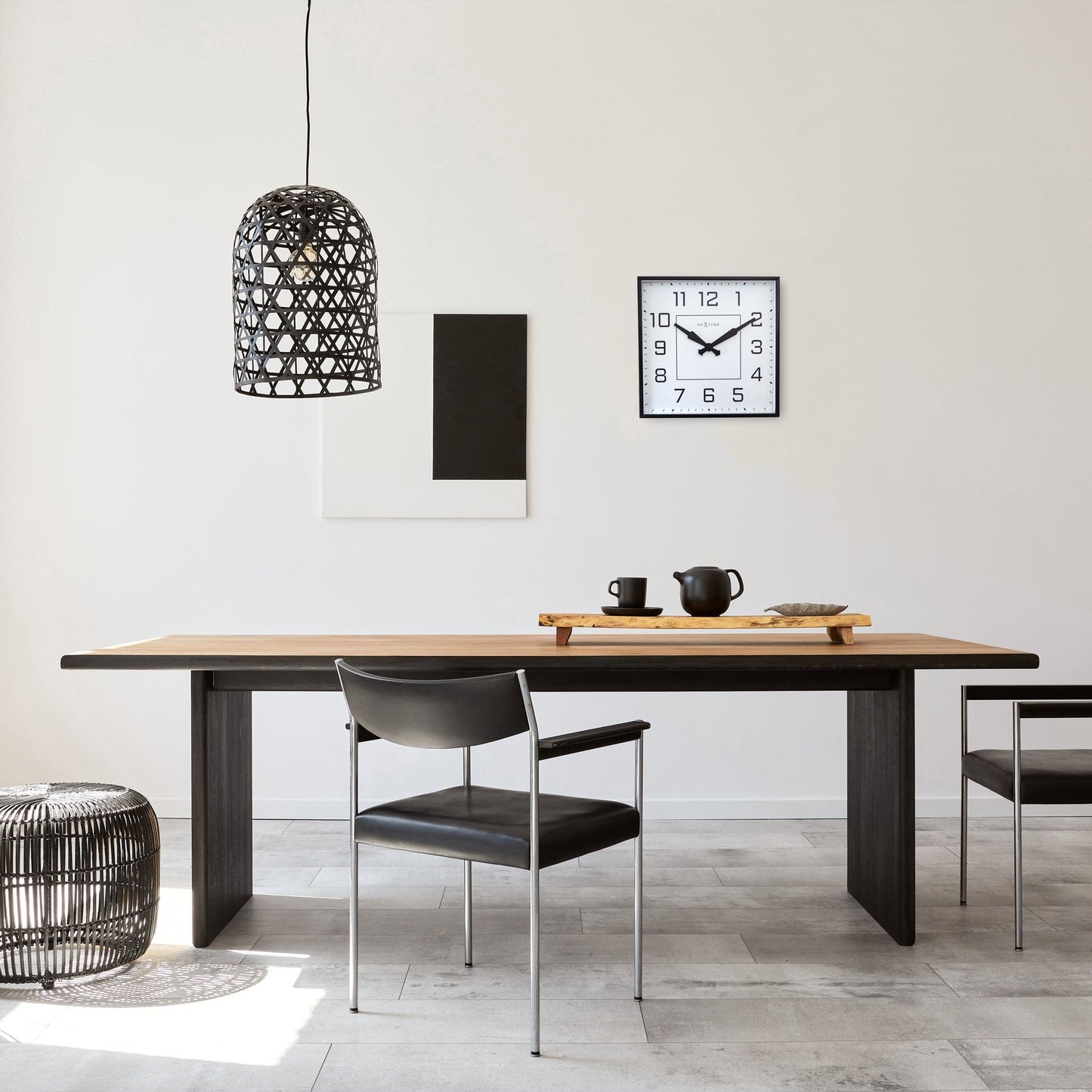⬛ Be Square Wandklok 35x35cm