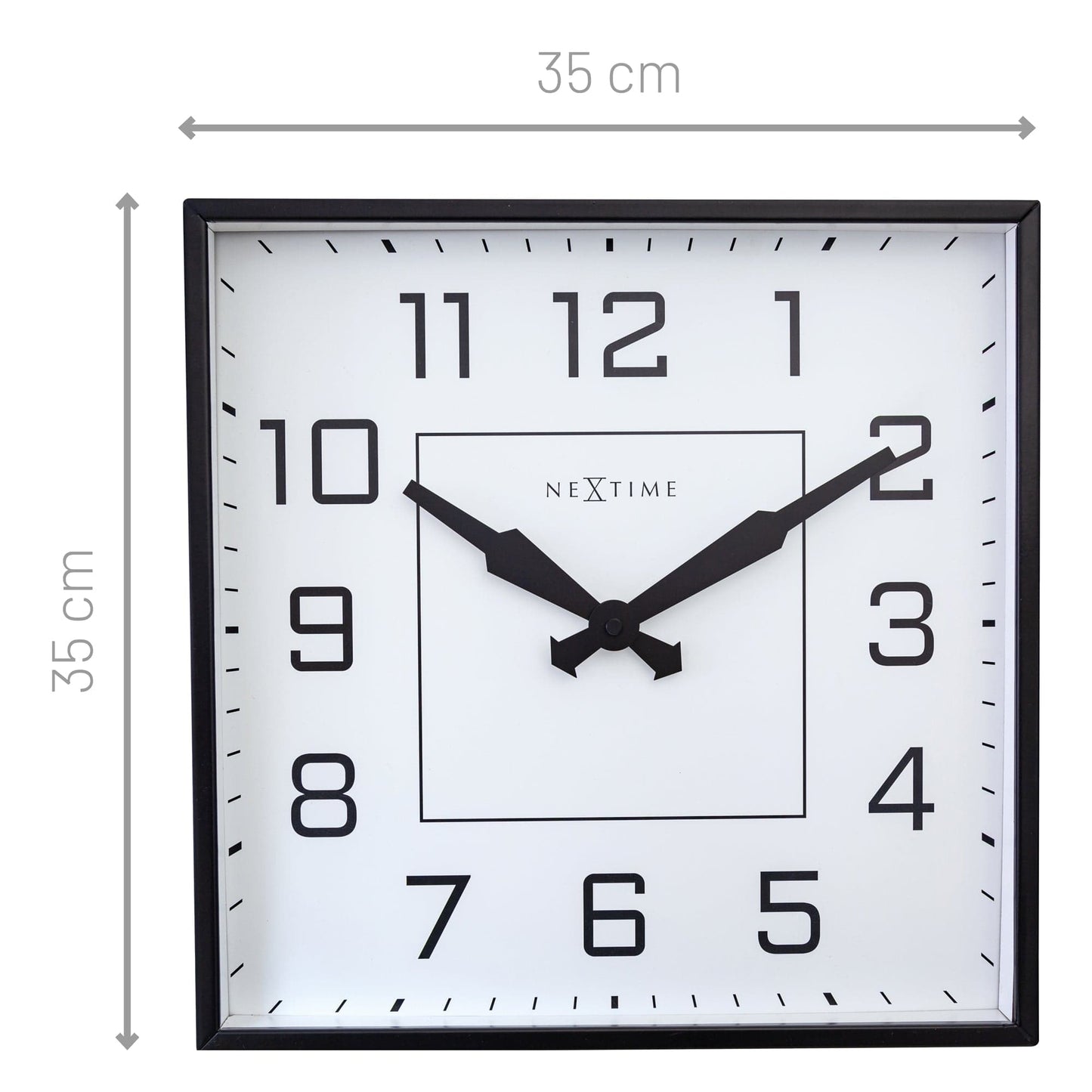 ⬛ Be Square Wandklok 35x35cm