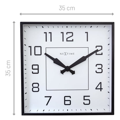 ⬛ Be Square Wandklok 35x35cm
