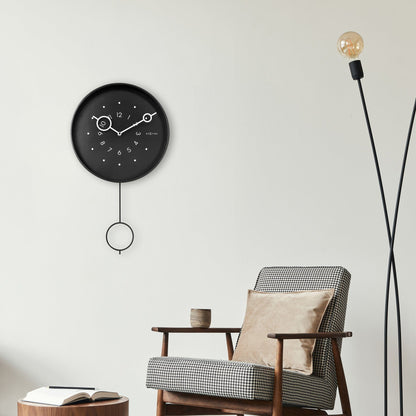 🔄 Loop Pendulum Wandklok 35x60cm