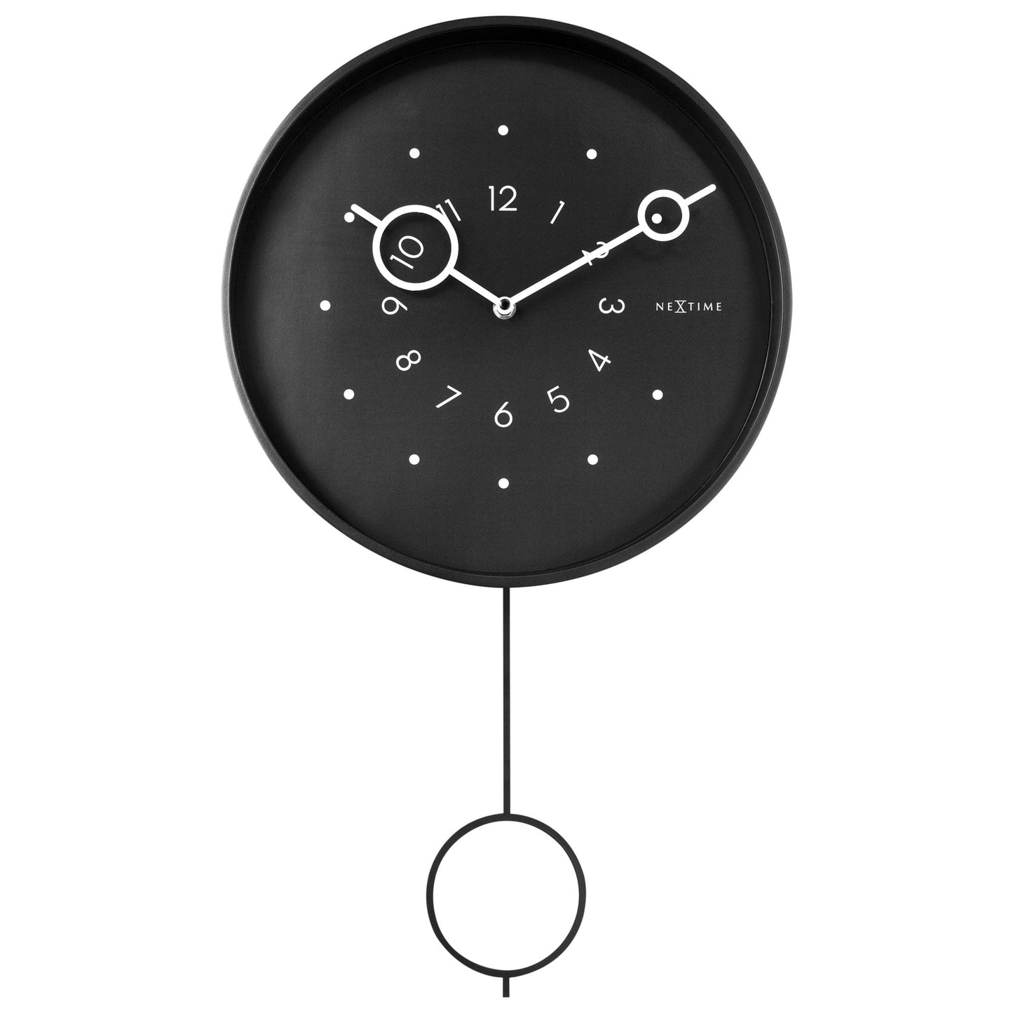 🔄 Loop Pendulum Wandklok 35x60cm