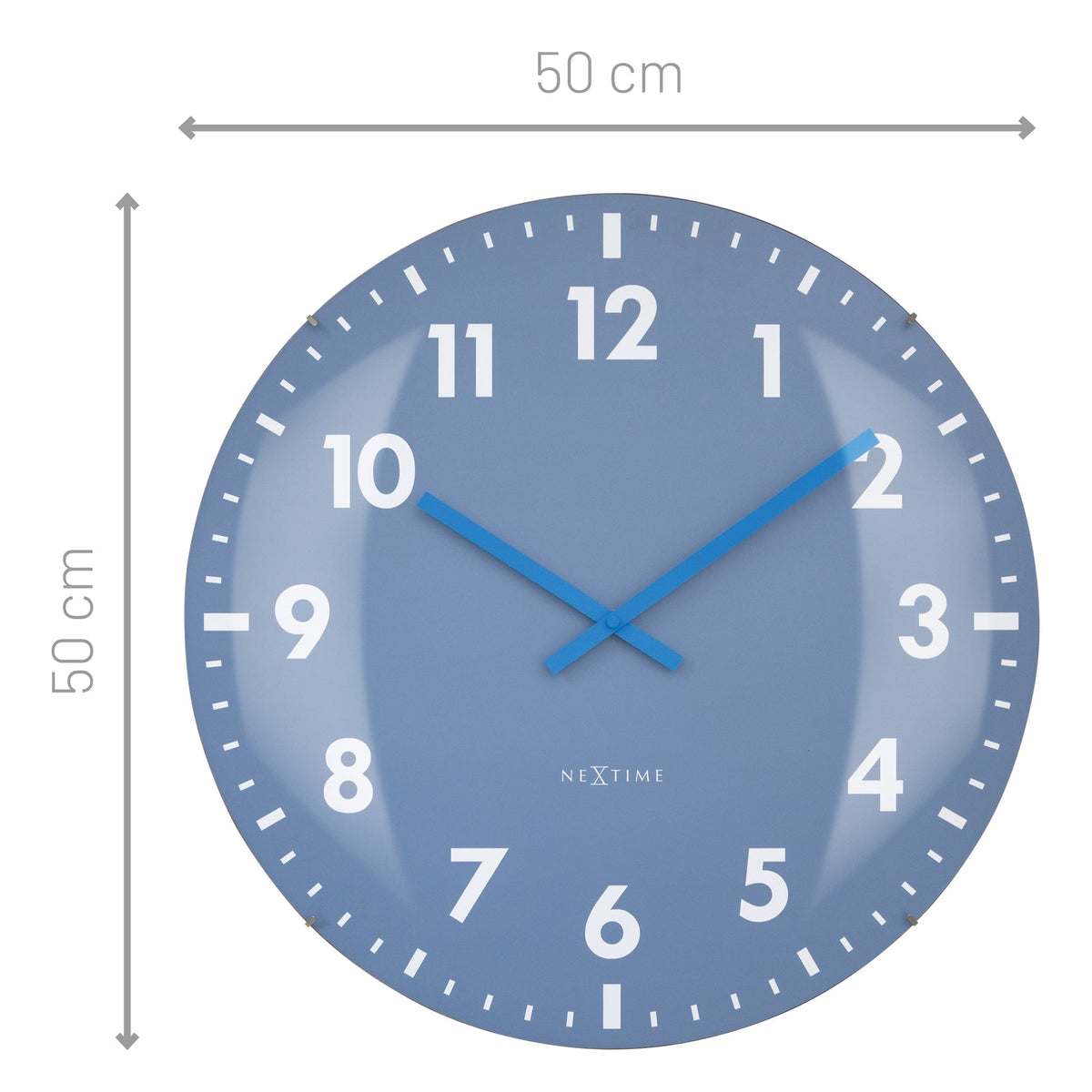 ⛪ Duomo 50 Large Wandklok Koepel Glas