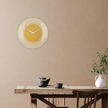 🌊 Deep 50 Large Wandklok Koepel Glas