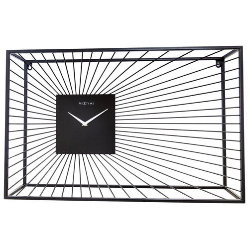 🏛️ Vasco Large Wandklok 70x45cm Zwart
