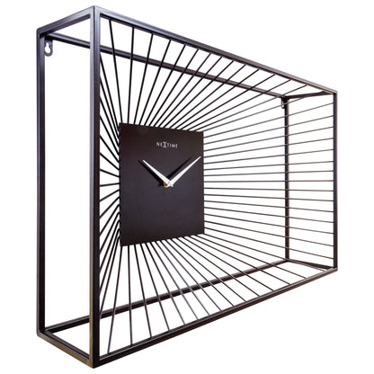 🏛️ Vasco Large Wandklok 70x45cm Zwart