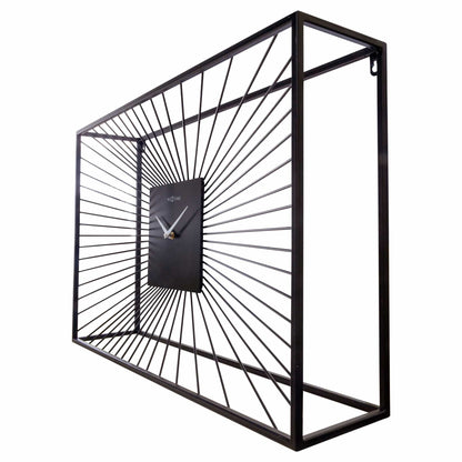 🏛️ Vasco Large Wandklok 70x45cm Zwart