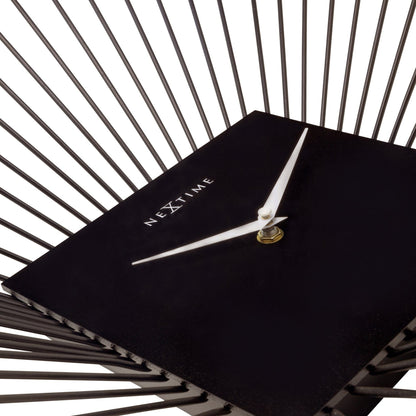 ⬛ Vasco Square Wandklok 45x45cm Zwart