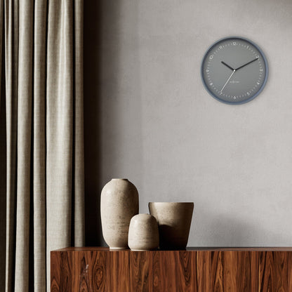 🏛️ Berlin Wandklok 30cm - Aluminium Design