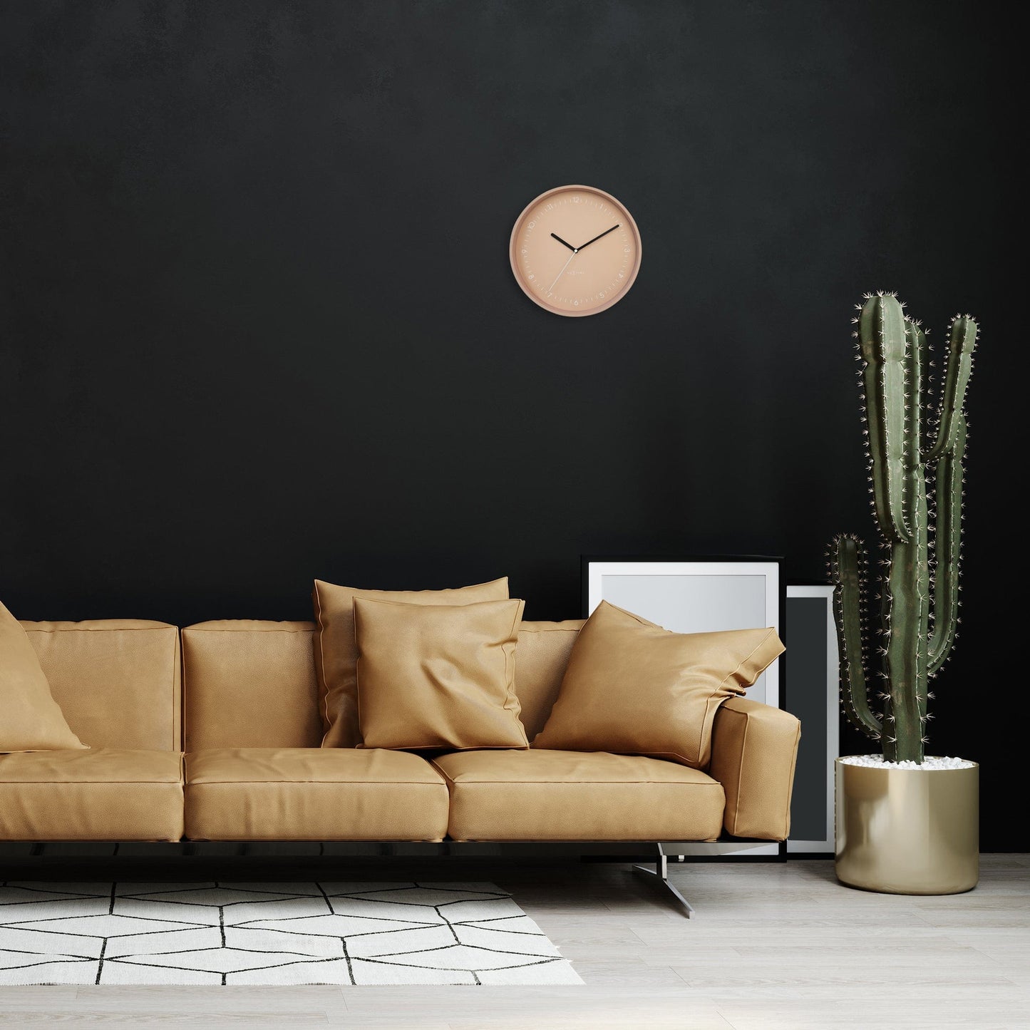 🏛️ Berlin Wandklok 30cm - Aluminium Design