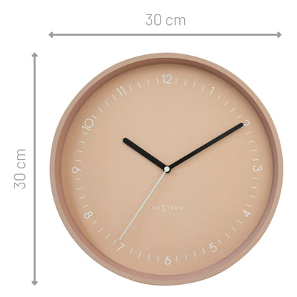 🏛️ Berlin Wandklok 30cm - Aluminium Design
