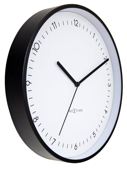 🏛️ Berlin Wandklok 30cm - Aluminium Design